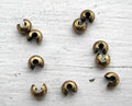 Klämtäckare Bronsfärgad - 4 mm 10-pack