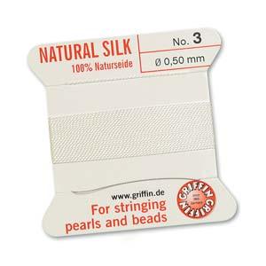 Griffin Silk - Vit strl 3, 1 förpackning Griffin