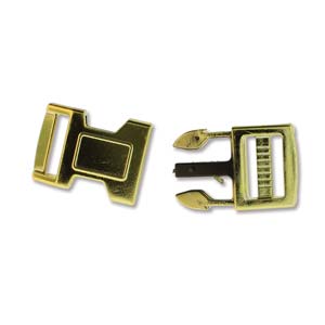 Lås Paracord - Guldfärgade 15mm, 3-pack Hilmas Pyssel