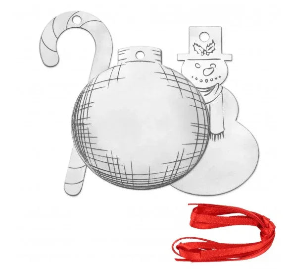 ImpressArt - Julafton / Holiday Ornaments Project Kit (3-pack) ImpressArt