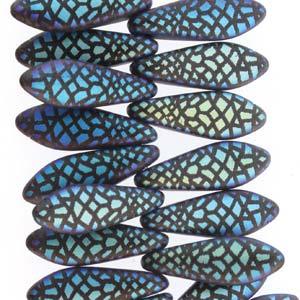 Dagger - Jet Laser Matte Snakeskin 5x16mm, 1 sträng Hilmas Pyssel