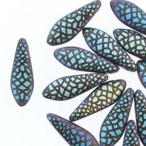 Dagger - Jet Laser Matte Snakeskin 5x16mm, 1 sträng Hilmas Pyssel