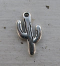 Berlock Silverfärgad - Kaktus 12x21mm 1 styck Grekisk Metall