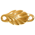 Claspgarten Magnetlås - Löv 23K Guldpläterat 30x14mm 1 styck Claspgarten
