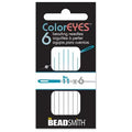 Pärlnålar Color Eyes - Beadsmith Nr 11, 6-pack Beadsmith