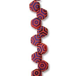 Honeycomb - Red Laser Web Azuro 6mm, 1 sträng Hilmas Pyssel