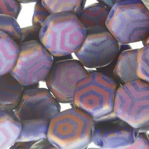 Honeycomb - Blue Laser Matte Web Sliperit 6mm, 1 sträng Hilmas Pyssel