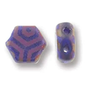 Honeycomb - Blue Laser Matte Web Sliperit 6mm, 1 sträng Hilmas Pyssel