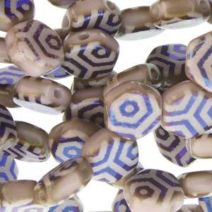 Honeycomb - Purple Laser Web Azuro 6mm, 1 Sträng Hilmas Pyssel