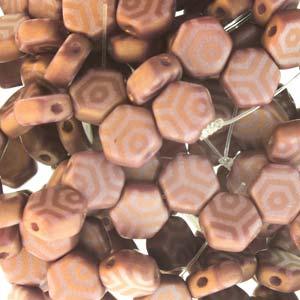 Honeycomb - Purple Laser Matte Web Bronze 6mm, 1 sträng Hilmas Pyssel