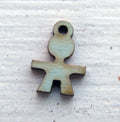 Hänge Trä - Pojke Ljusblå 11x12mm 1 styck Hilmas Pyssel