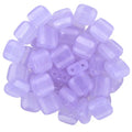 CzechMates Tile Beads - Milky Alexandrite, 25-pack CzechMates