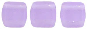 CzechMates Tile Beads - Milky Alexandrite, 25-pack CzechMates