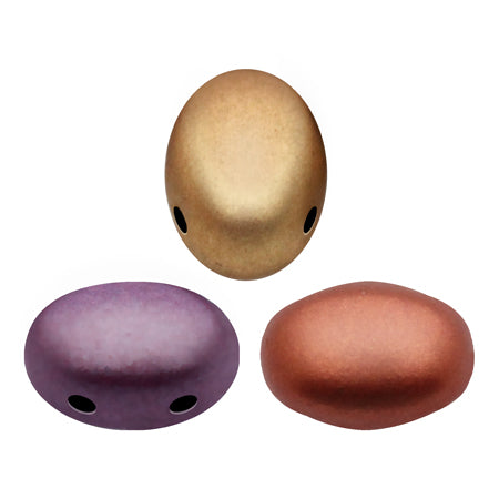 Samos® par Puca® - Yellow gold metallic Iris, 10 gram Les perles par Puca® - Paris