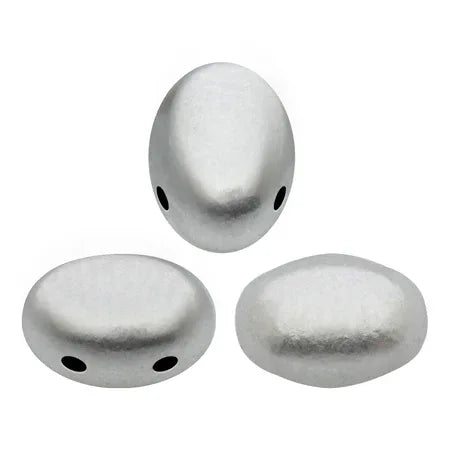 Samos® par Puca® - Silver Aluminium Matte, 10 gram Les perles par Puca® - Paris