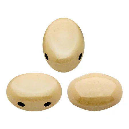 Samos® par Puca® - Opaque Beige Ceramic Look, 10 gram Les perles par Puca® - Paris