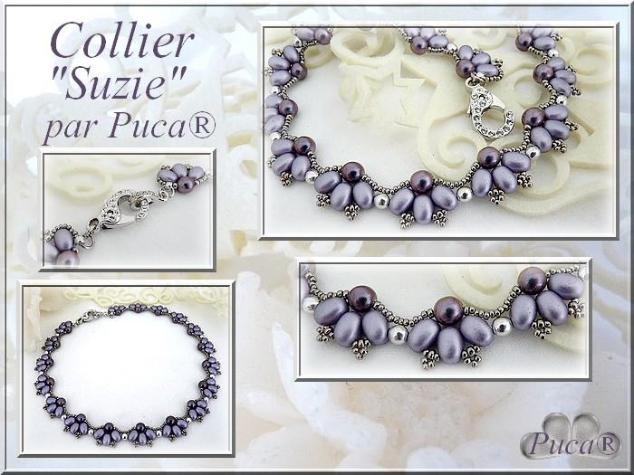 Mönster Halsband - Suzie Les perles par Puca® - Paris