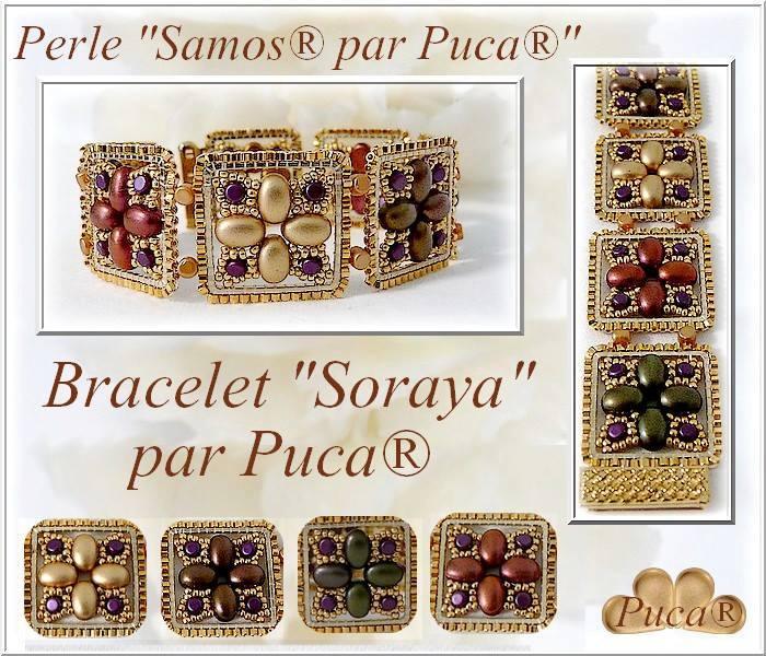 Mönster Armband - Soraya Les perles par Puca® - Paris