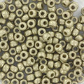Miyuki Seed beads - Duracoat Galvanized Matte LT Smokey Pewter 8/0, 10 gram Hilmas Pyssel
