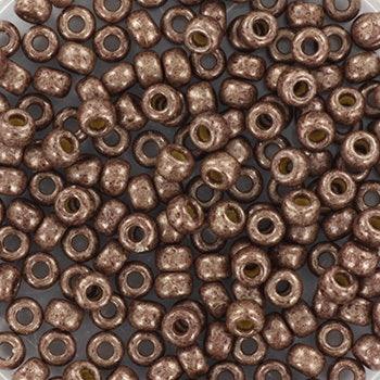 Miyuki Seed Beads - Duracoat Galvanized Matte Dark Mauve 8/0, 10 gram Miyuki