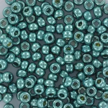 Miyuki Seed Beads - Duracoat Galvanized Seafoam 8/0, 10 gram Miyuki