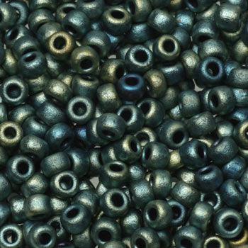 Miyuki Seed Beads - Metallic Matte Iris Patina 8/0, 10 Gram Miyuki