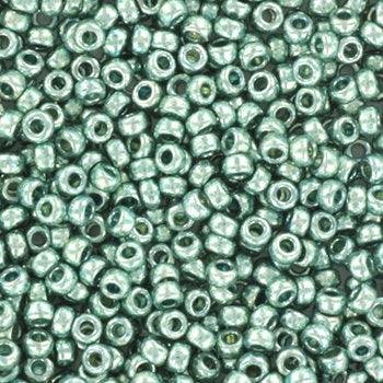 Miyuki Seed beads - Duracoat Galvanized Dark Seafoam 15/0, 10 gram Miyuki