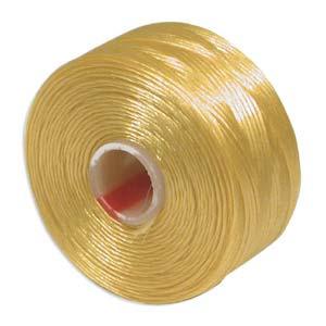 S-Lon Bead thread - Golden Yellow, AA, 1 Rulle Hilmas Pyssel