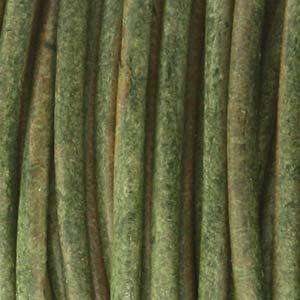 Läderband 1,5 mm - Antique Dark Green 1 m Hilmas Pyssel