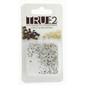 Tjeckiska Firepolish - Crystal Vitrail, True 2 mm, 2 gram Hilmas Pyssel