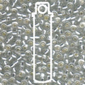Miyuki Seed Beads - Silver Lined Crystal 6/0, 250 gram Miyuki