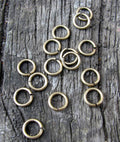 Bindringar Bronsfärgade - 7,5x1,2mm 20-pack Grekisk Metall