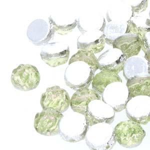 Baroque Cabochon - Backlit Opalescense 7mm 2-håls 10-pack Hilmas Pyssel