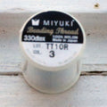 Miyuki Beadling thread - Silver 1 rulle Miyuki