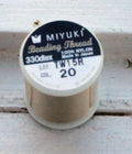 Miyuki Beading thread - Champagne Gold, 1 rulle Miyuki