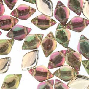 Matubo Gemduo - Backlit Pink/Citrine 8x5mm Matubo