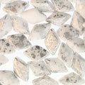 Matubo Gemduo - Chalk Silver Splash 8x5mm, 10 gram Matubo