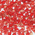 Matubo Gemduo - Ruby Gold Splash 8x5mm, 10 gram Matubo