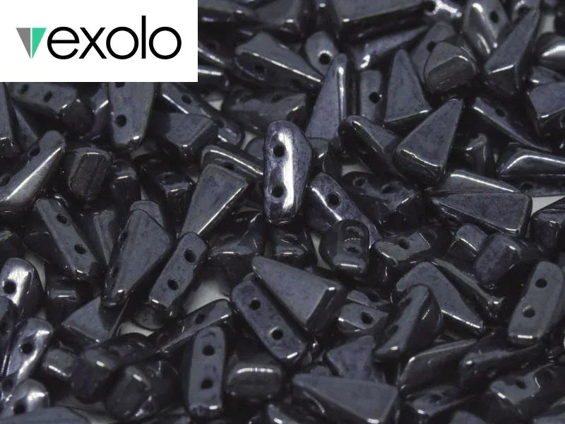 Vexolo® - Jet Hematite 5x8mm, 20-pack Hilmas Pyssel