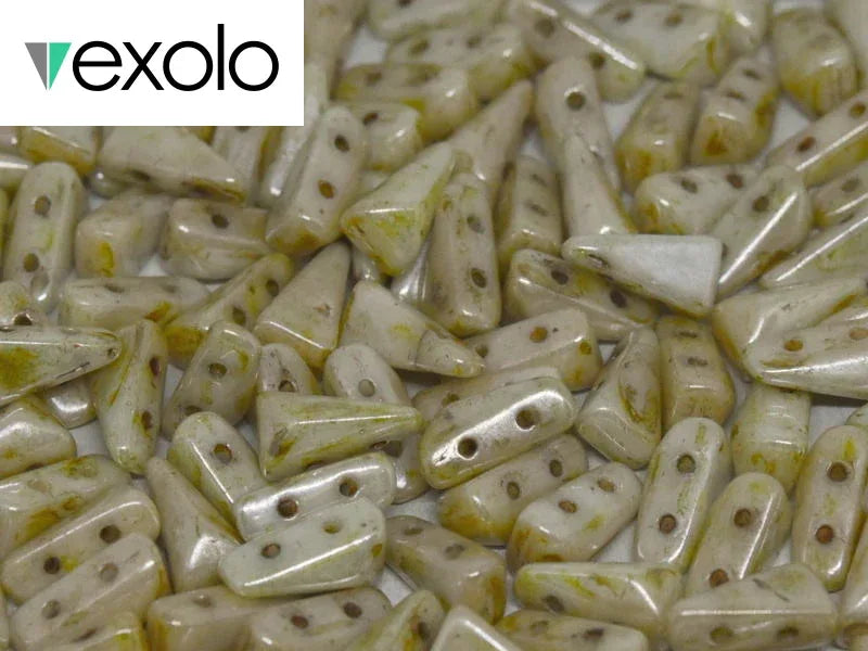 Vexolo® - Alabaster Beige Luster 5x8mm, 20-pack Hilmas Pyssel