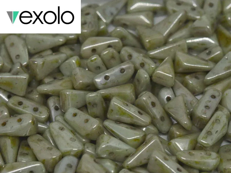 Vexolo® - Alabaster Green Luster 5x8mm, 20-pack Hilmas Pyssel