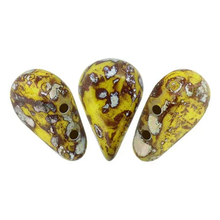 Amos® par Puca® - Opaque Jonquil Picasso, 10 gram Les perles par Puca® - Paris