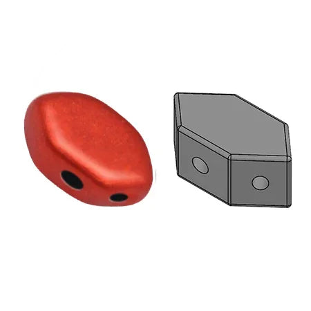 Paros® Par Puca® - Metallic Matte Red, 10 gram Les perles par Puca® - Paris