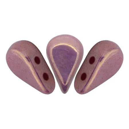 Amos® par Puca® - Opaque Mix Violet /Gold Ceramic Look 10 gram Les perles par Puca® - Paris