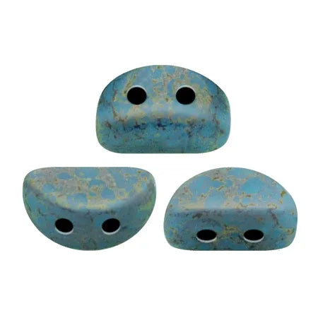 Kos® Par Puca® - Opaque Aqua Bronze, 10 gram Les perles par Puca® - Paris