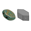 Paros® Par Puca® - Opaque Green Turquoise Bronze, 10 gram Les perles par Puca® - Paris