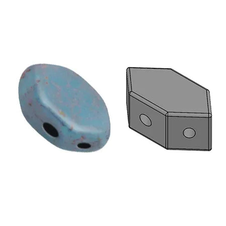 Paros® Par Puca® - Opaque Aqua Bronze, 10 gram Les perles par Puca® - Paris