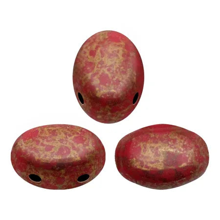 Samos® par Puca® - Opaque Coral Red Bronze, 10 gram Les perles par Puca® - Paris