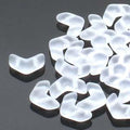 Chevron Duo - Crystal Matte 10x4mm, 1 sträng Hilmas Pyssel