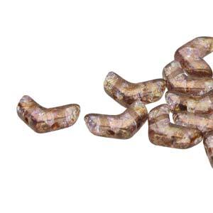 Chevron Duo - Crystal Bronze 10x4mm, 1 sträng Hilmas Pyssel